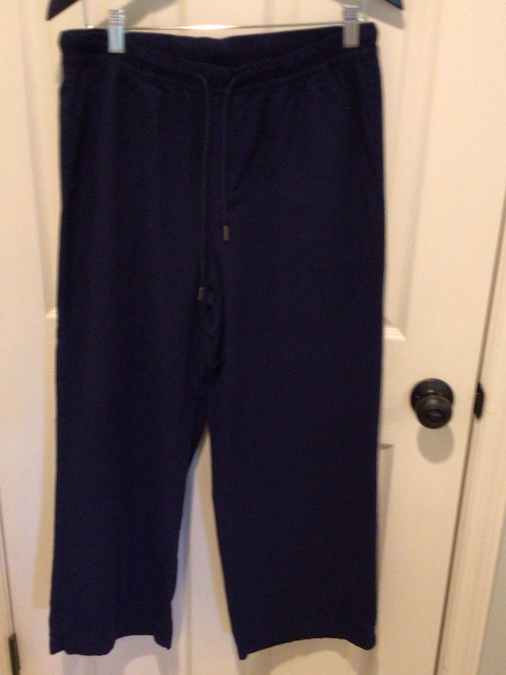 Lands' End Men's Dark Navy Drawstring Joggers